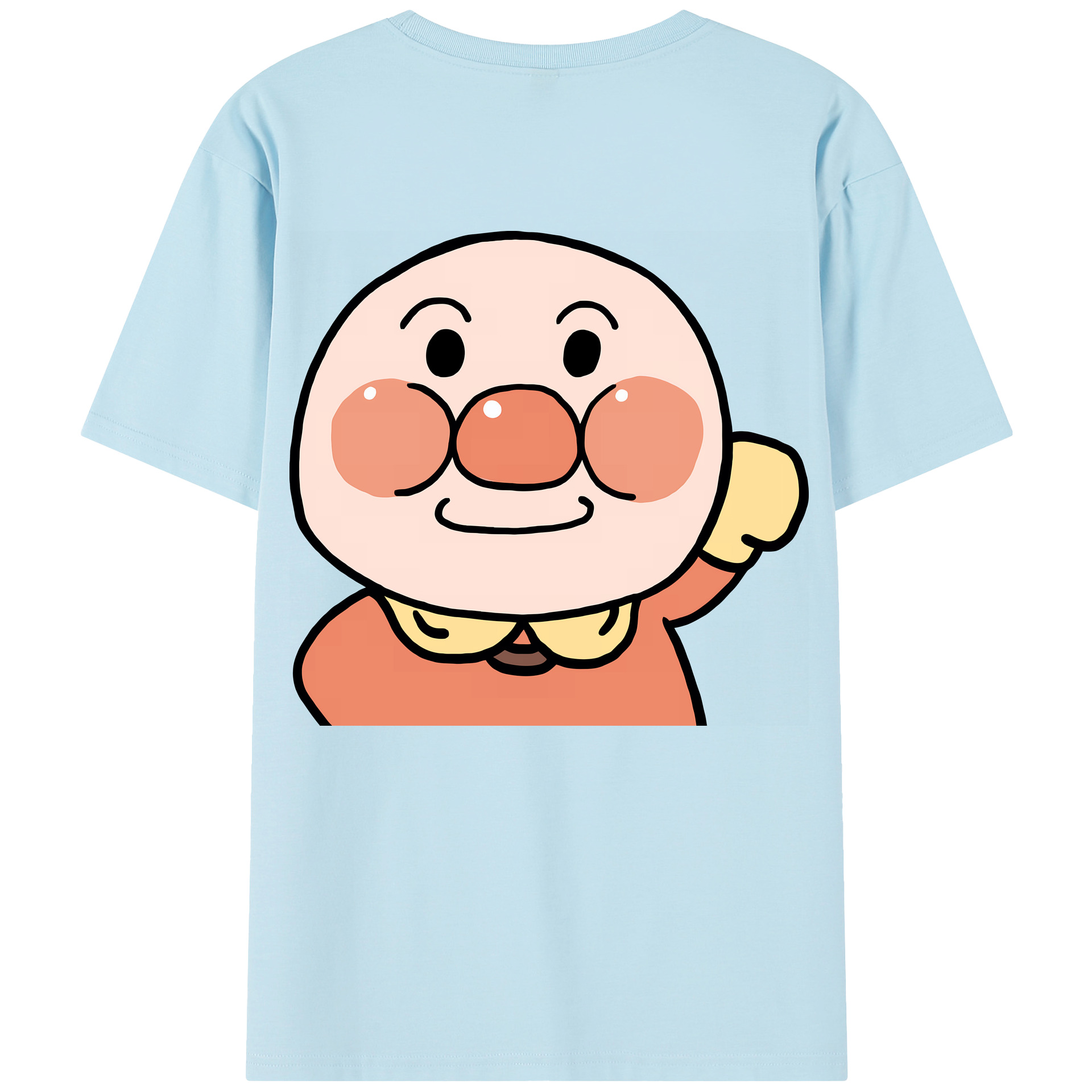 （画像用） アンパンマン Anpanman 綿100％半袖Tシャツ（背面プリント）